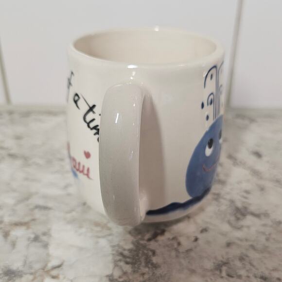 Vintage MAUI HAWAII Souvenir Mug Whale Hand Painted Pots 'N Stuff‎ Coffee Cup - Picture 4 of 9
